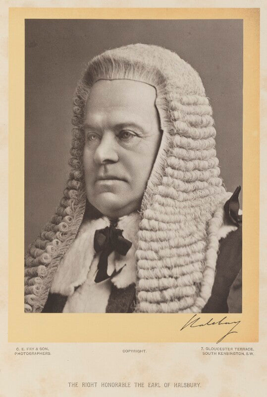 Hardinge stanley giffard, 1st earl of halsbury npg ax16073