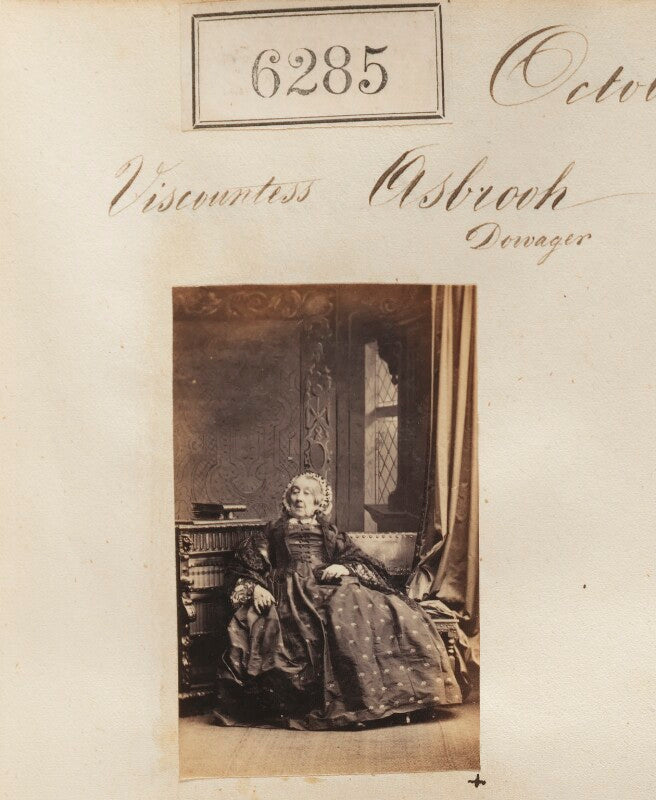 Emily theophila (née metcalfe), viscountess ashbrook npg ax56230