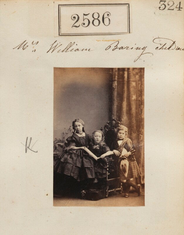 Children of mrs william baring npg ax51975