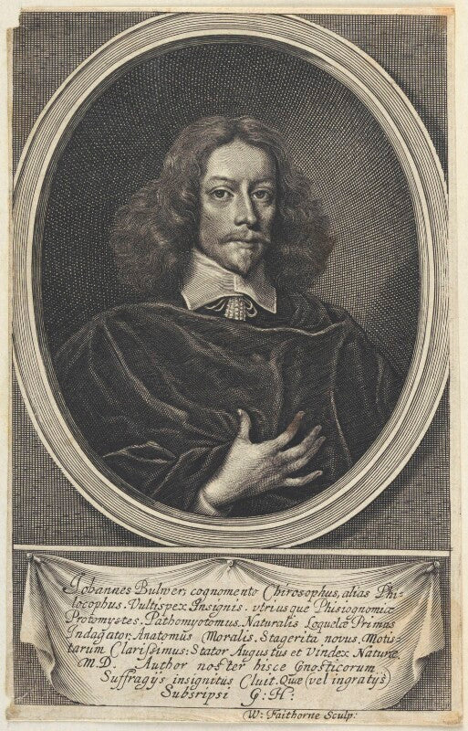 John bulwer npg d22659