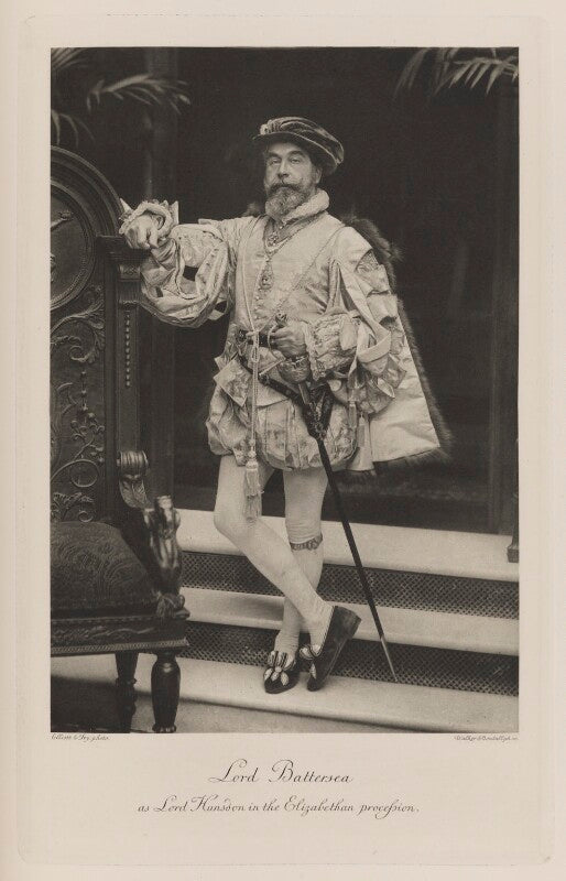 Cyril flower, 1st baron battersea as lord hunsdon in the elizabethan procession npg ax41073