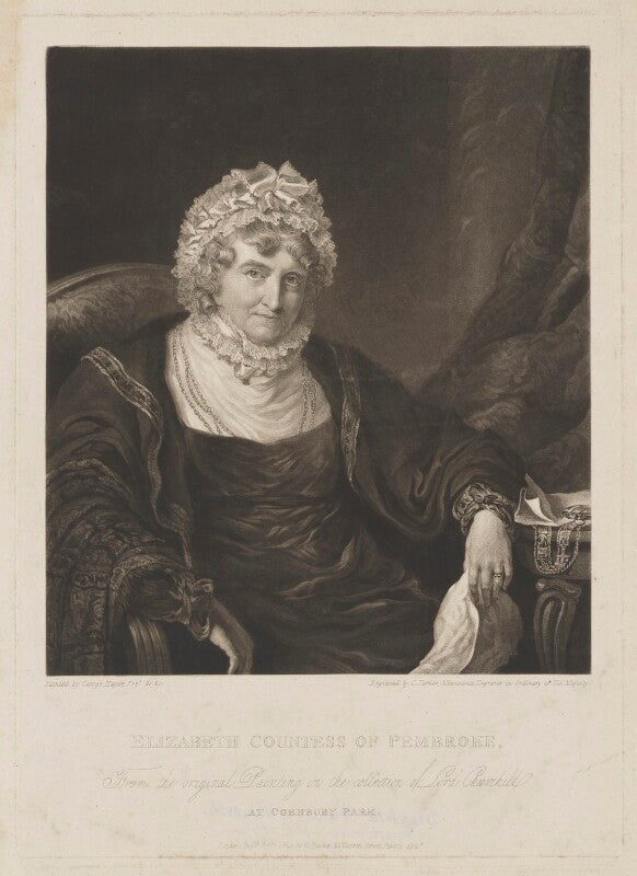 Elizabeth herbert (née spencer), countess of pembroke npg d40134