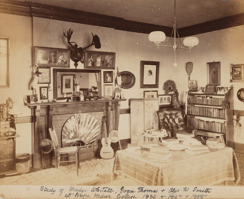 'study of madge whitall, grace thomas and alys whitall at bryn mawr college' npg ax160595