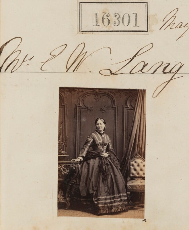 Mrs e.w. lang npg ax64215