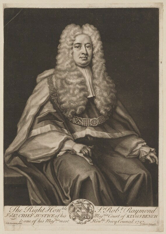 Sir robert raymond, 1st baron raymond npg d39661