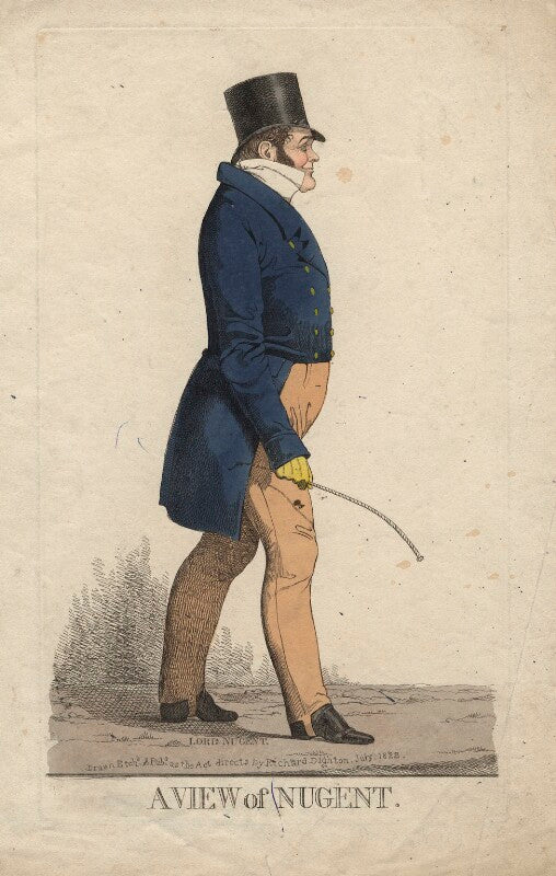 'a view of nugent' (george nugent grenville, baron nugent) npg d8554