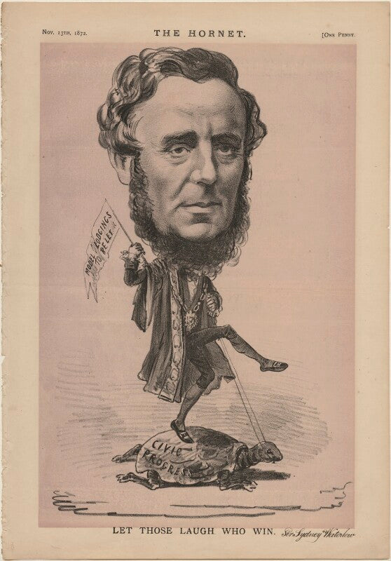 Sir sydney hedley waterlow, 1st bt ('let those who laugh win') npg d48314