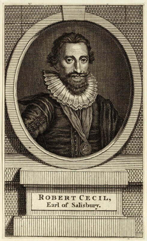 Robert cecil, 1st earl of salisbury npg d25762