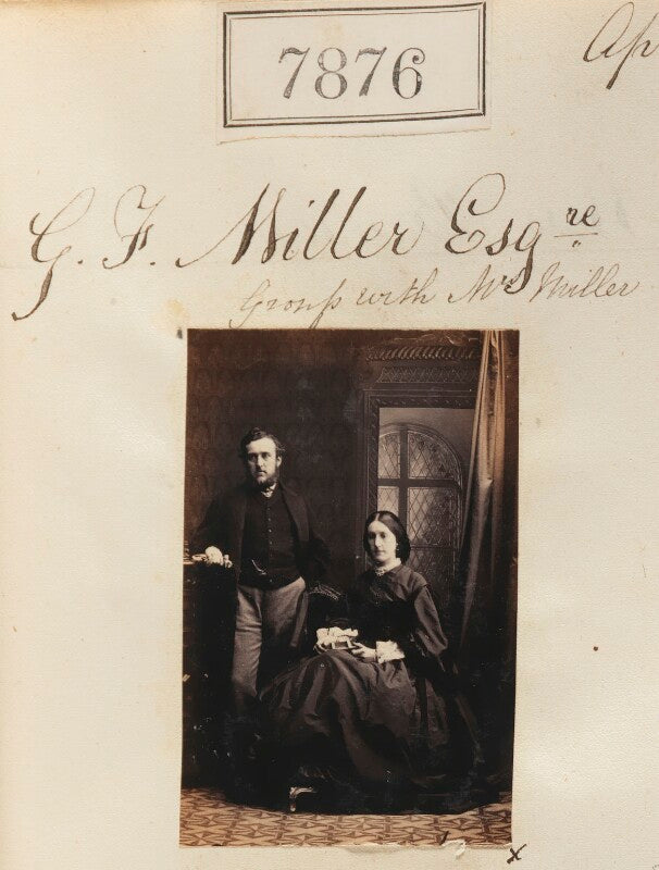 Mr g.f. miller and mrs miller npg ax57715