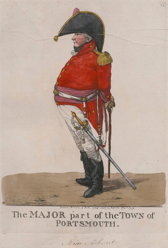 Charles ashurst ('the major part of the town of portsmouth') npg d13293