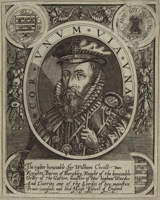 William cecil, 1st baron burghley npg d25114