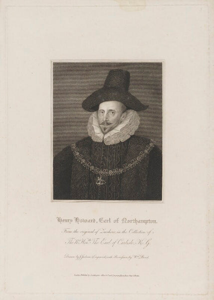 Henry Howard, 1st Earl Of Northampton Portrait Print – National ...