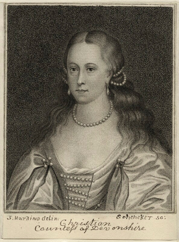Christian cavendish (née bruce), countess of devonshire npg d28415