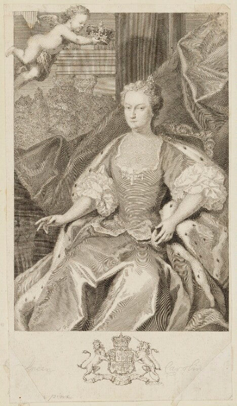 Caroline wilhelmina of brandenburg ansbach npg d10772