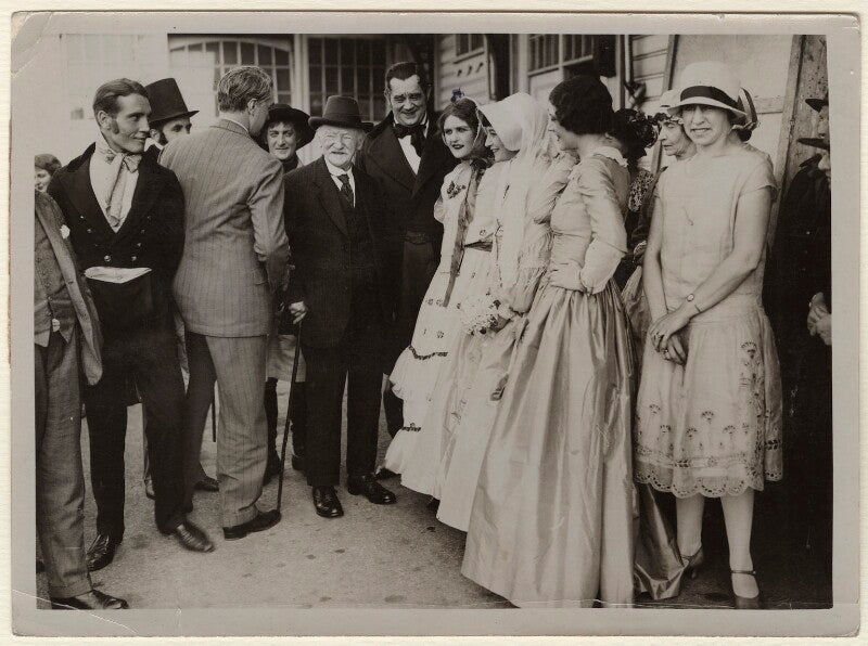 'thomas hardy sees flying matinee of 'the mayor of casterbridge' at weymouth' npg x135628