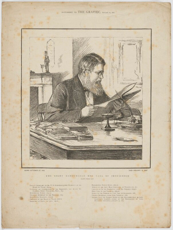 Sir stafford henry northcote, 1st earl of iddesleigh npg d36433