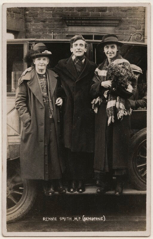 Rennie smith with two unknown women npg x197845