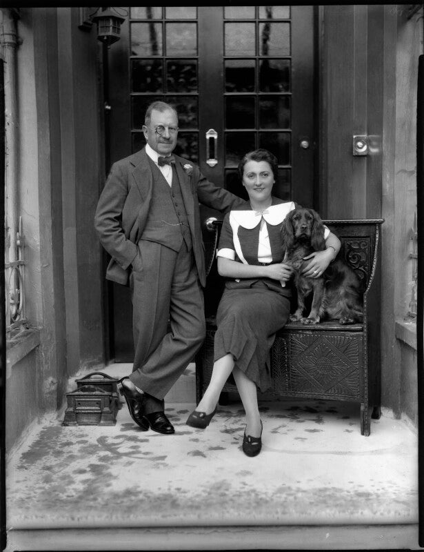 Sir francis minchin voules; louise renée (née rol), lady voules npg x152270