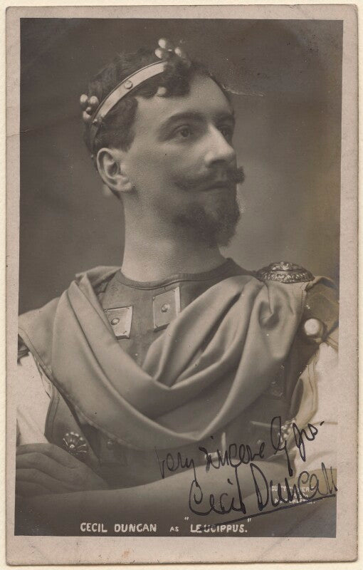 Cecil duncan as leucippus npg x28124