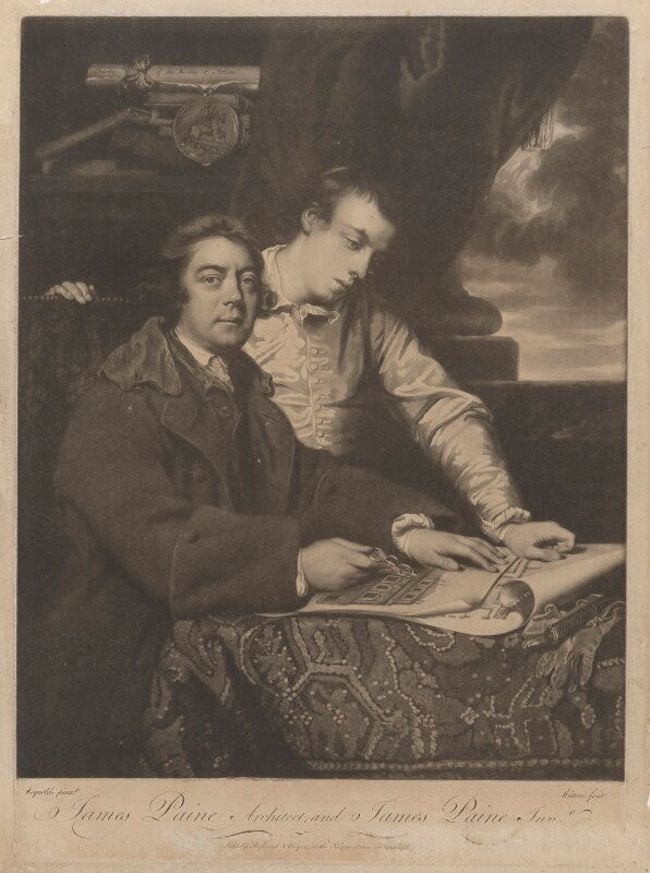 James paine the elder; james paine the younger npg d39504