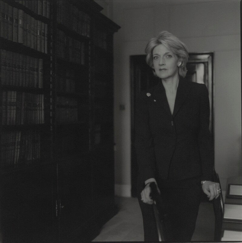 Fiona sara shackleton (née charkham), baroness shackleton of belgravia npg x134892