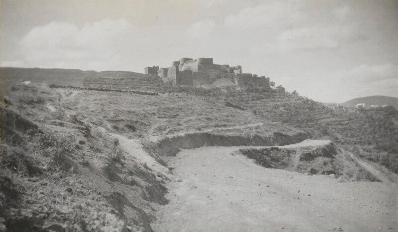 'the approach to the krak' (syria) npg ax183206
