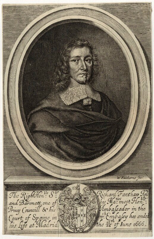 Sir richard fanshawe npg d29813