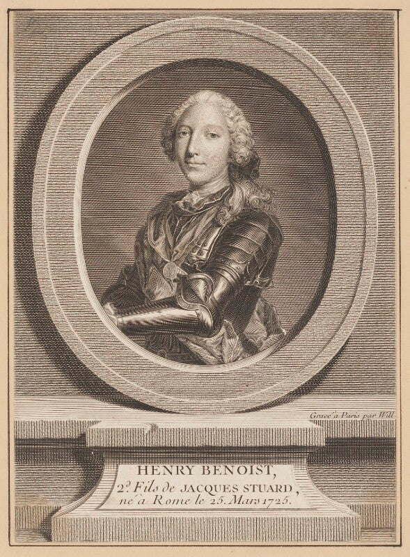 Henry benedict maria clement stuart, cardinal york npg d34725