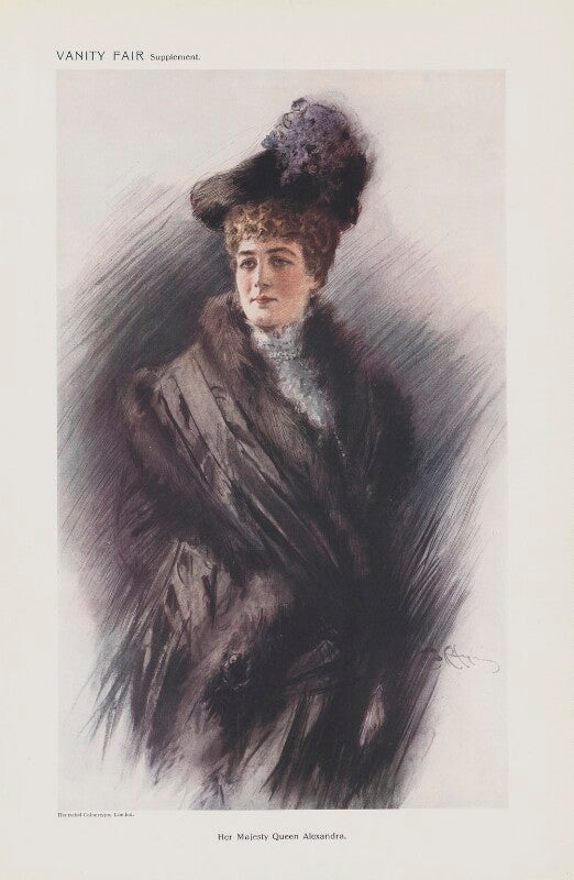 Queen alexandra ('our celebrities. no. 1282. "her majesty queen alexandra."') npg d45612