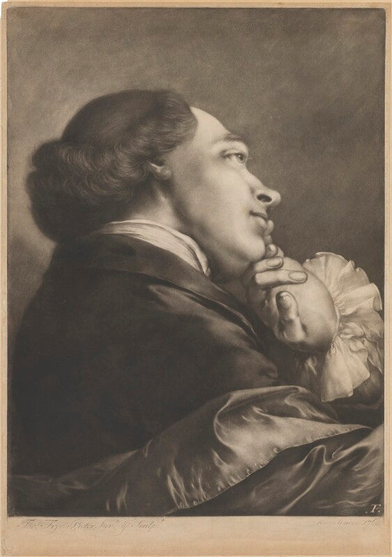 Man wearing cloak npg d32254