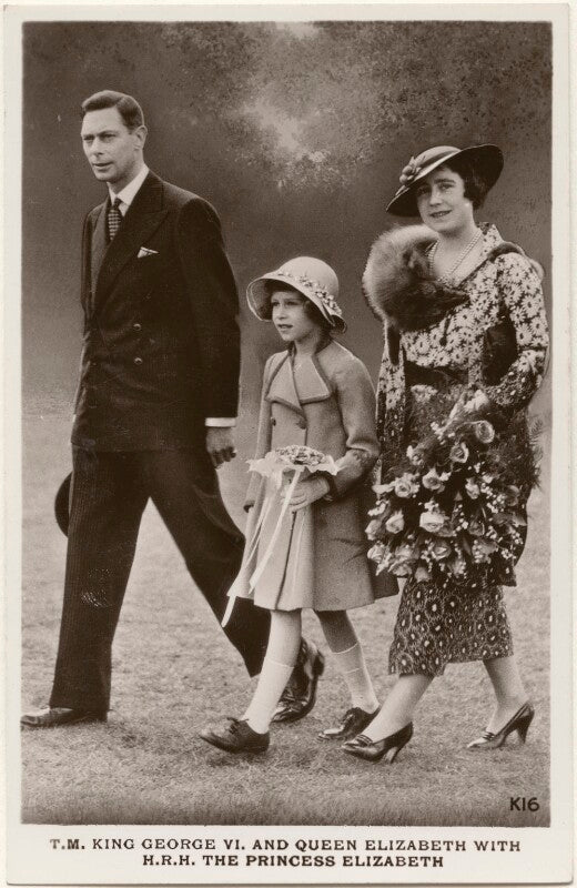 King george vi; queen elizabeth ii; queen elizabeth, the queen mother npg x193134