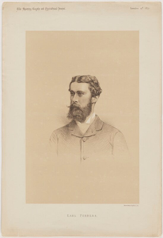 Sewallis edward shirley, 10th earl ferrers npg d46145