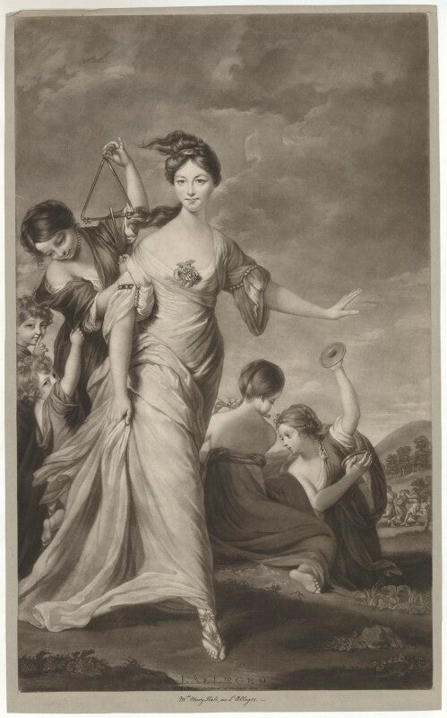Mary hale (née chaloner) as euphrosyne ('l'allegro') npg d35120
