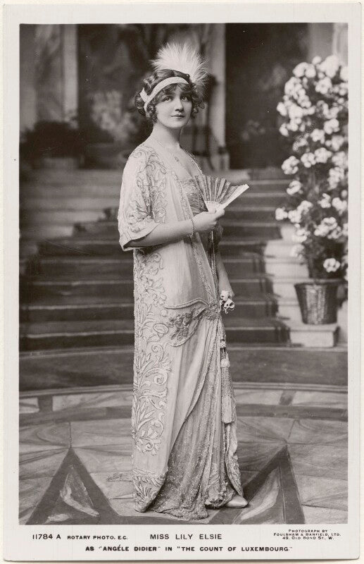 Lily elsie as 'angéle didier' in 'the count of luxembourg' npg x201074