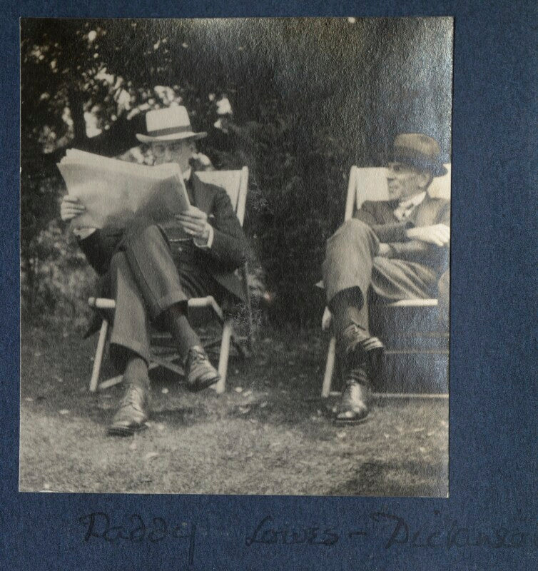 Philip edward morrell; goldsworthy lowes dickinson npg ax141343