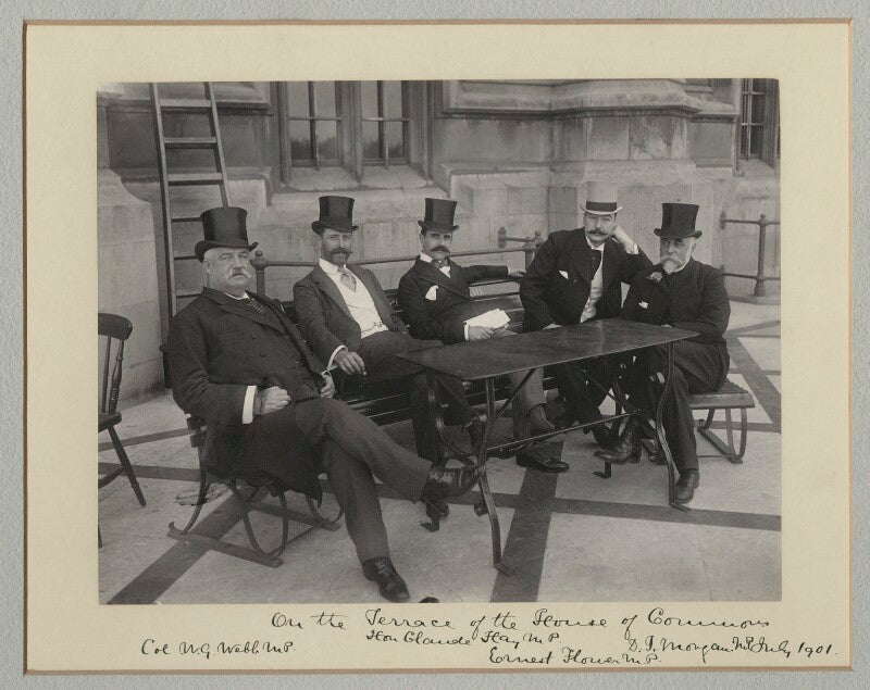 'on the terrace of the house of commons' npg x135485