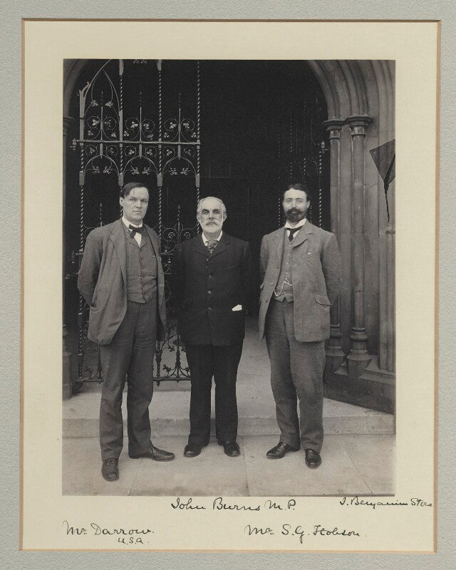Clarence seward darrow; john elliott burns; samuel george hobson npg x135314