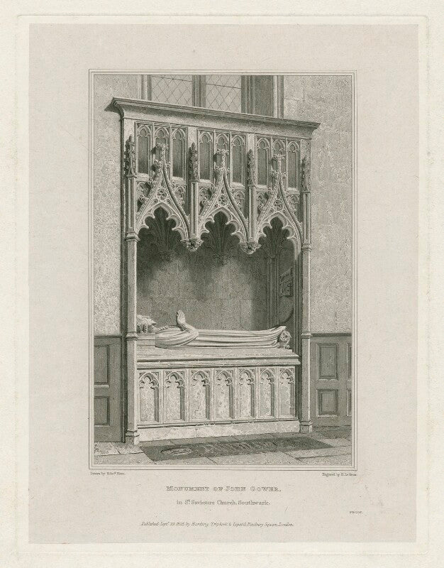 John gower ('monument of john gower, in st. saviours church, southwark') npg d34654