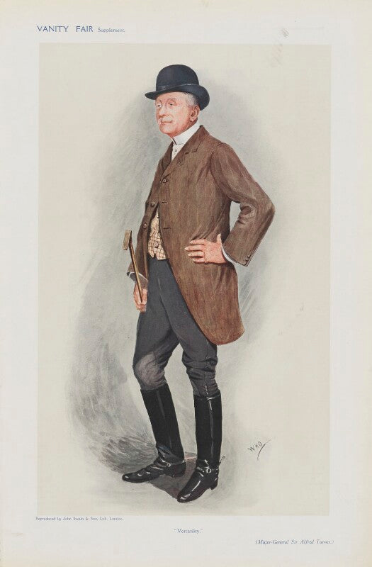 Sir alfred edward turner ('men of the day. no. 1232. "versatility."') npg d45560