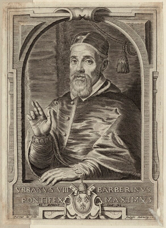 Pope urban viii (maffeo barbarini) npg d26218