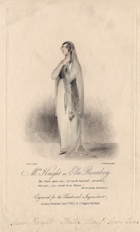 Susan knight (née smith) as ella rosenberg in kenney's 'ella rosenberg' npg d8455