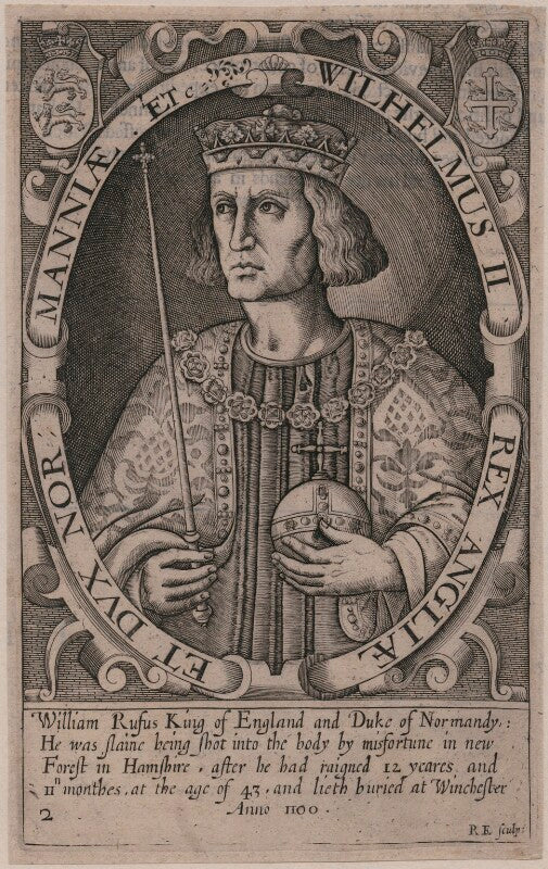 Fictitious portrait of king william ii ('rufus') npg d33921