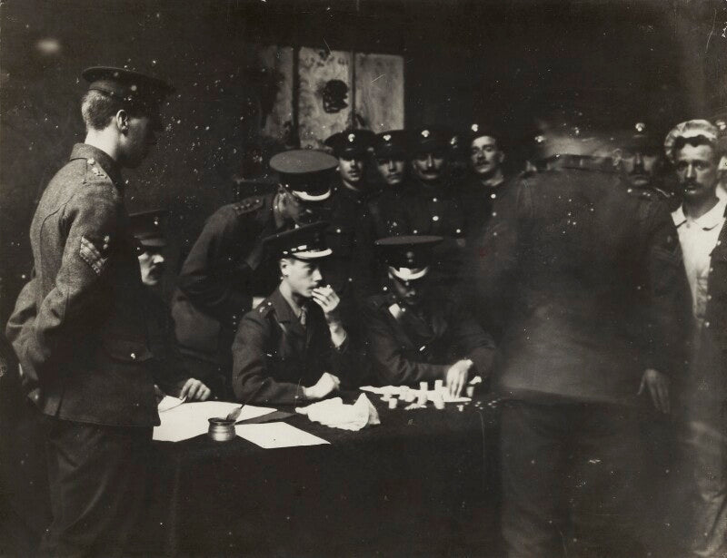 Prince edward, duke of windsor (king edward viii) acting as pay master to the grenadier guards npg x28398