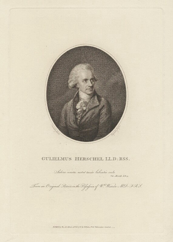 Sir william herschel ('gulielmus herschel ll.d : rss') npg d35724