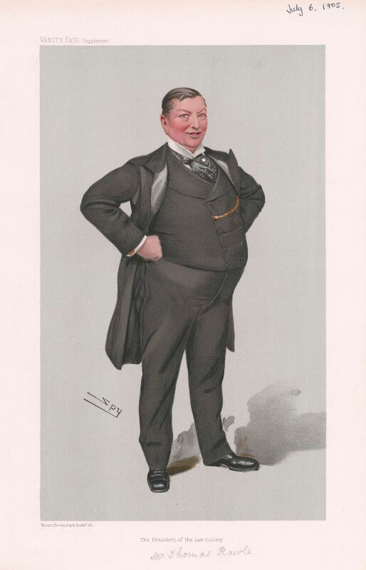 Thomas rawle ('men of the day. no. 961. "the president of the law society"') npg d45282
