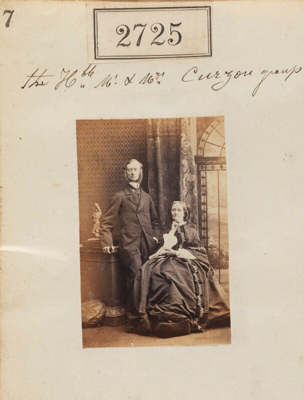 Hon. mr curzon; mrs e. curzon npg ax52114