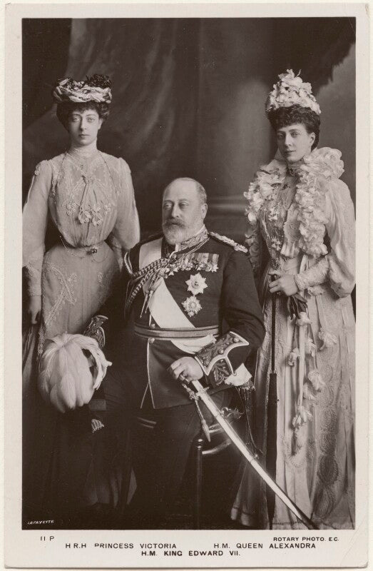 Princess victoria of wales; king edward vii; queen alexandra npg x193241