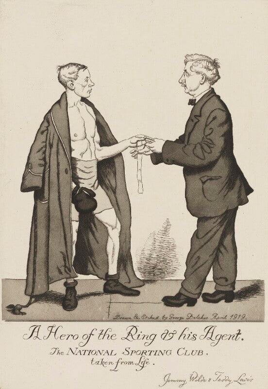 Jimmy wilde; ted ('kid') lewis npg 6219