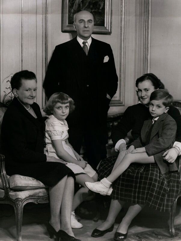 Jean michel henri chauvel with family npg x86686