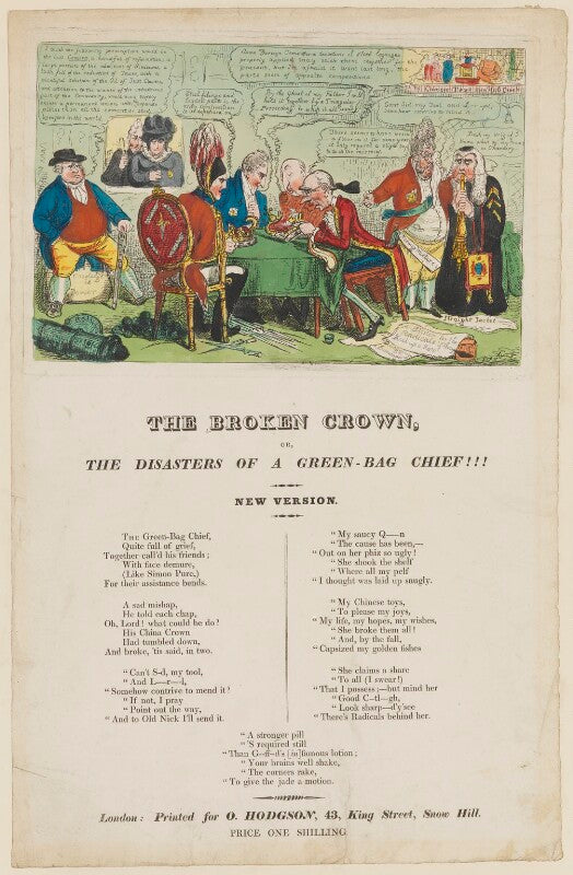 The broken crown or, the disasters of a green bag chief!!! npg d46037